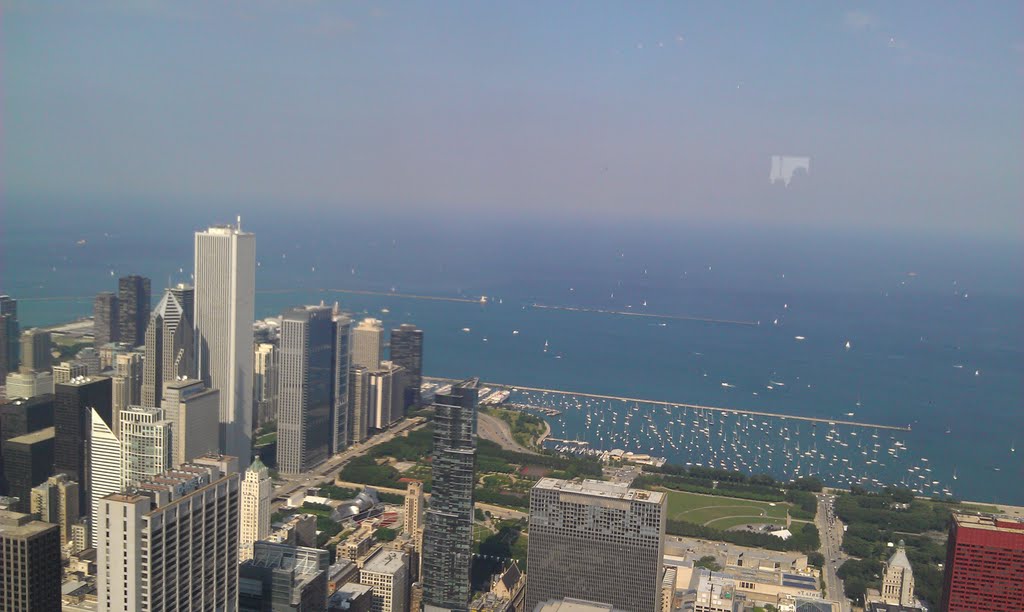 Chicago and Lake Michigan by CNR