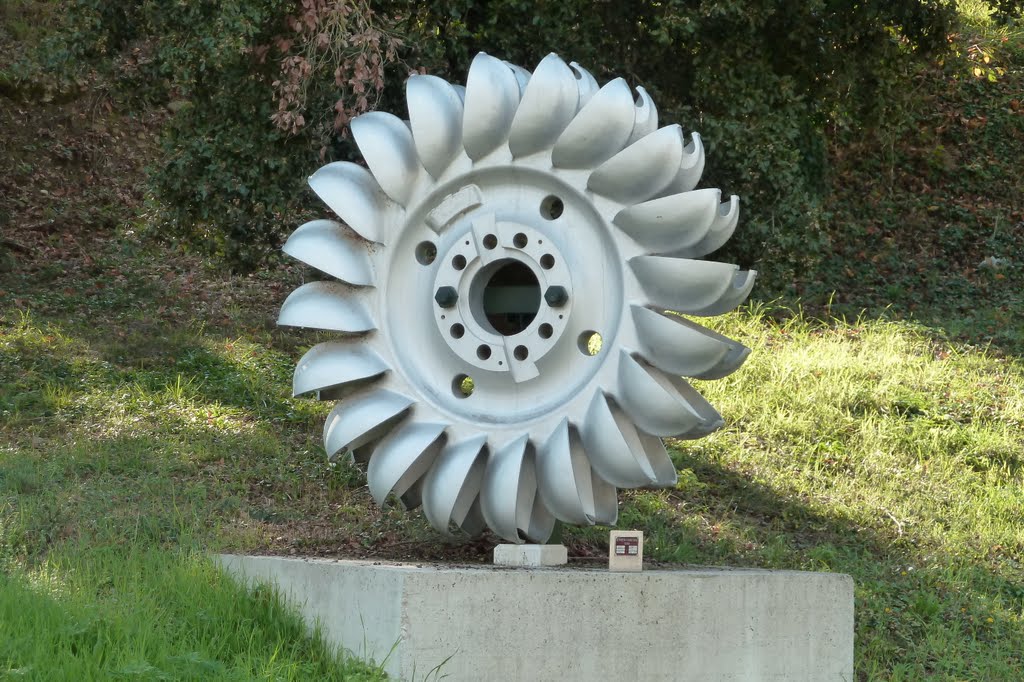 Turbina, Girante di una turbina Pelton per centrali idroelettriche by pizzodisevo