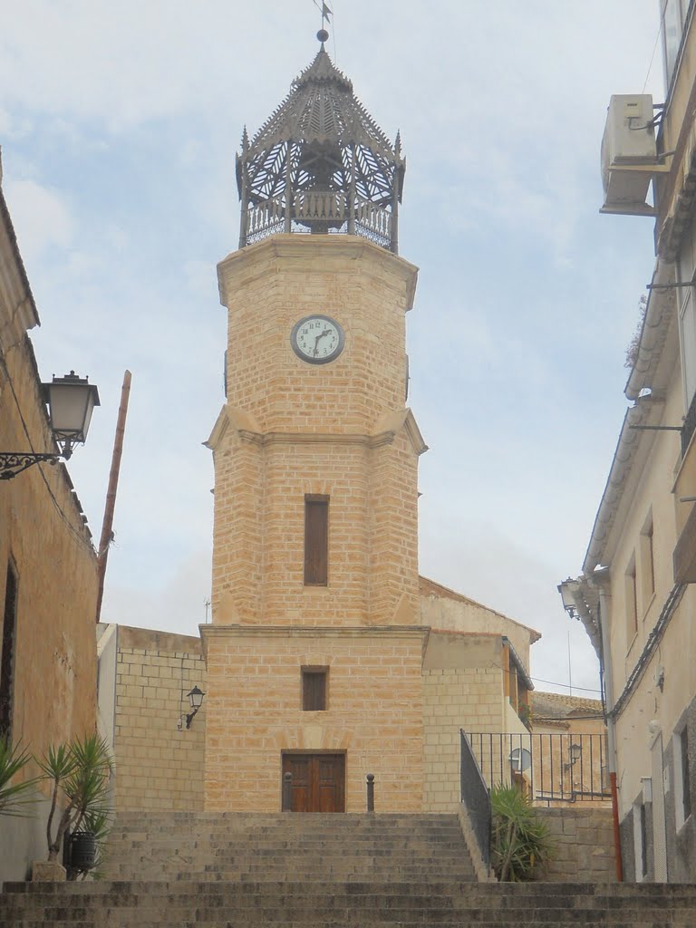 El Pinós - Torre del Reloj by José Domingo Zaplana