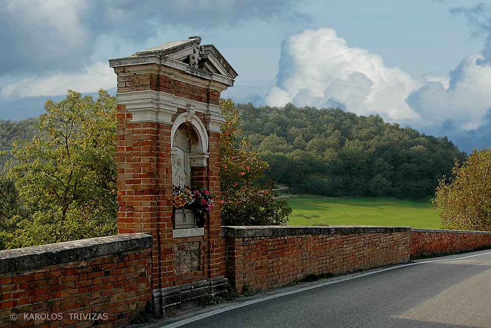 ICONOSTASIS IN ASCIANO (ITALY, TUSCANY, ASCIANO) by KAROLOS TRIVIZAS