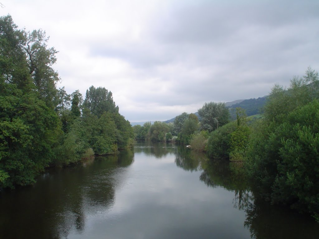 Afon Wysg, Aberhonddu by Carles ebrenc