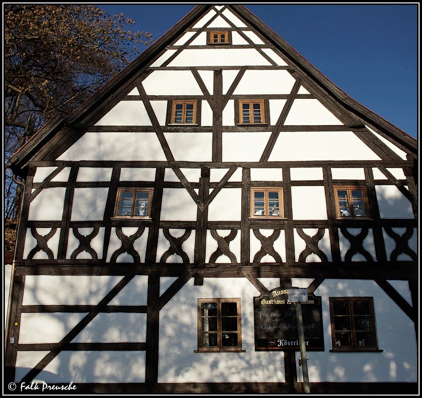 Fachwerkgiebel an der "Auspanne" by Falk Preusche