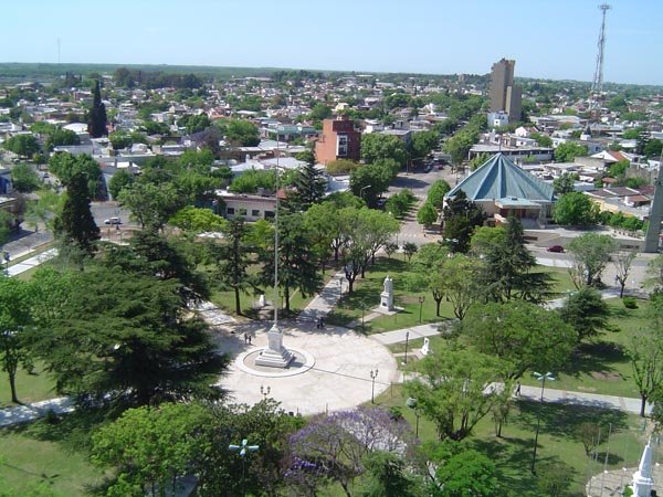 PLAZA EDUARDO COSTA,vista desde arriba by marpro33