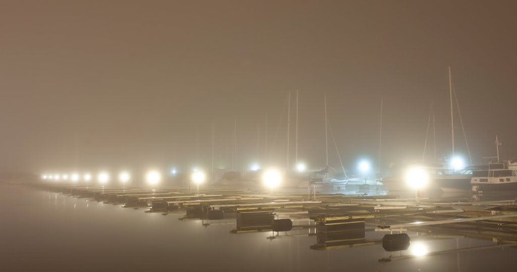 Misty lights. Oslo, November 2011 by bearded