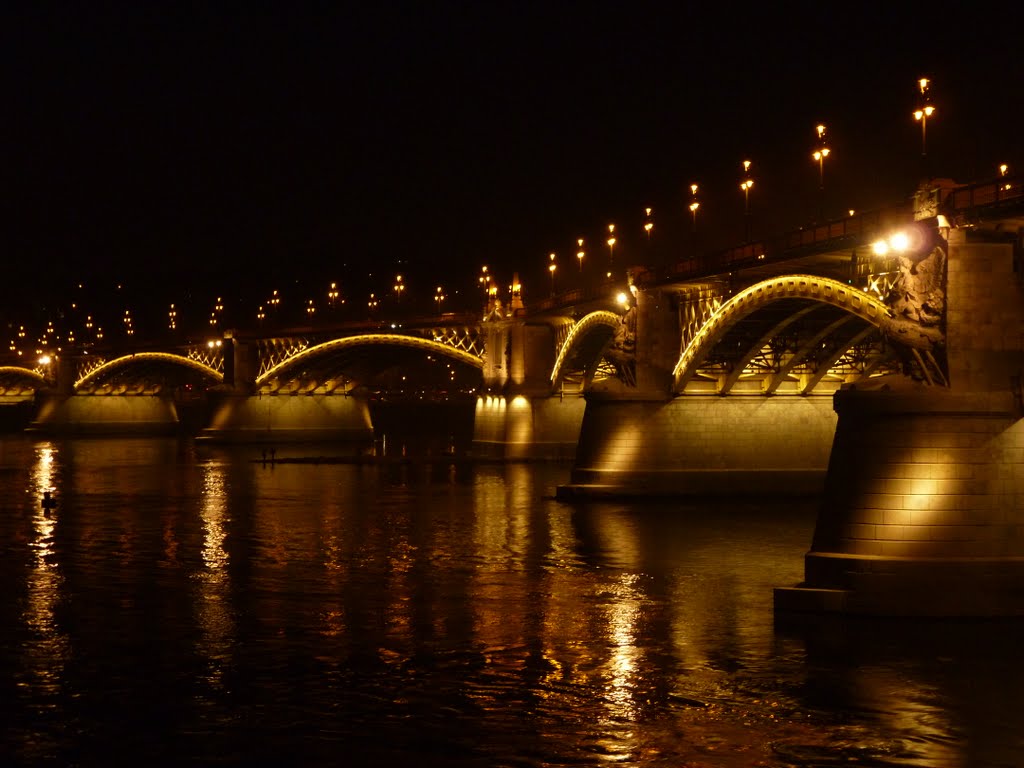 Budapest - Margit híd - Gold Bridge by Júli@