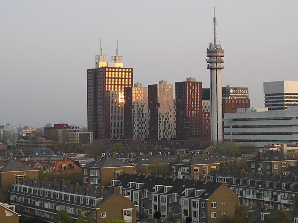 The Hague skyline - Beatrixkwartier by jehael