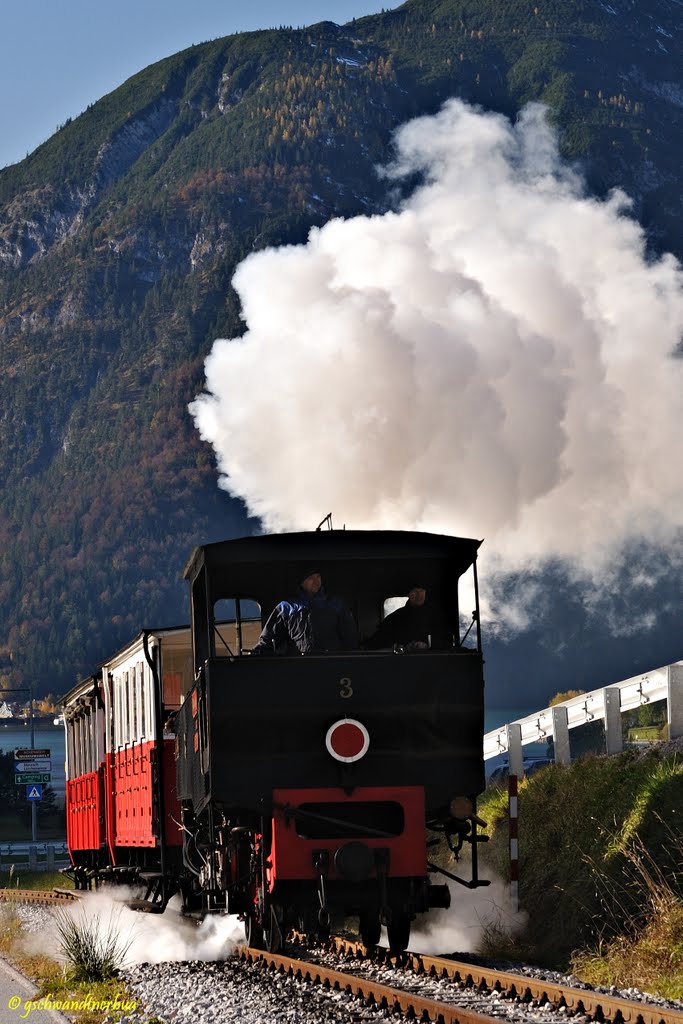 Achenseebahn bei Maurach, Tirol by gschwandtnerbua