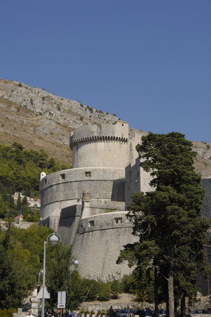 Fortress turret, Dubrovnik's Old Town by Fred Henstridge