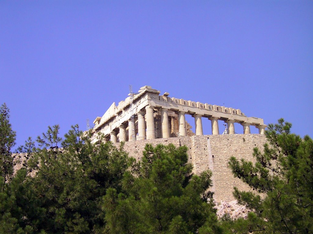 The Parthenon on the Acropolis by Frans Harren