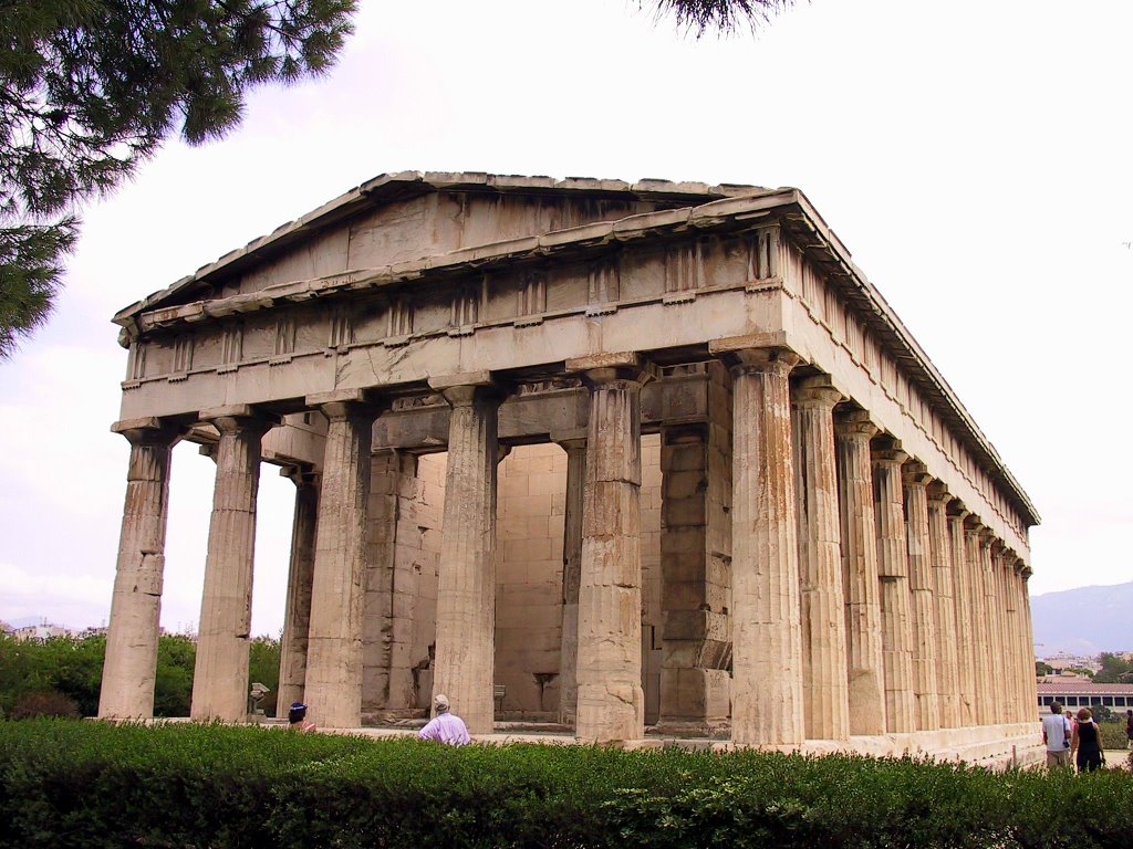 Temple of Hephaistos, Ancient Agora by Frans Harren