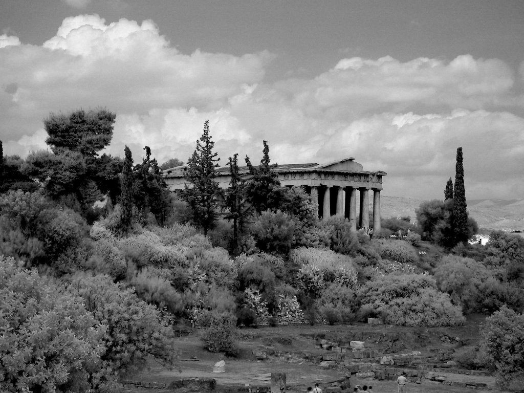 Temple of Hephaistos, Ancient Agora by Frans Harren