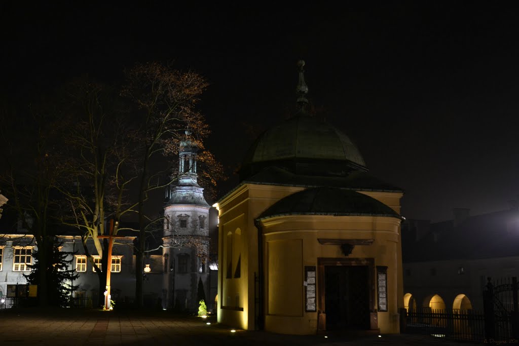 The funeral Chapel (Bishops palace in the background). by arturo1