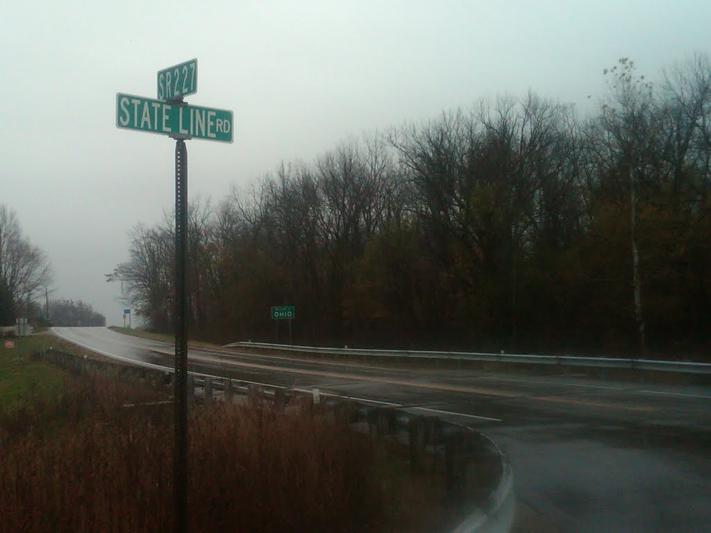 State Line at SR 227 by Skat Eye