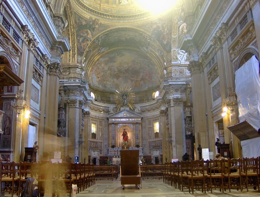 Roma - Chiesa del Sacro Nome di Gesù - interior by jeffwarder