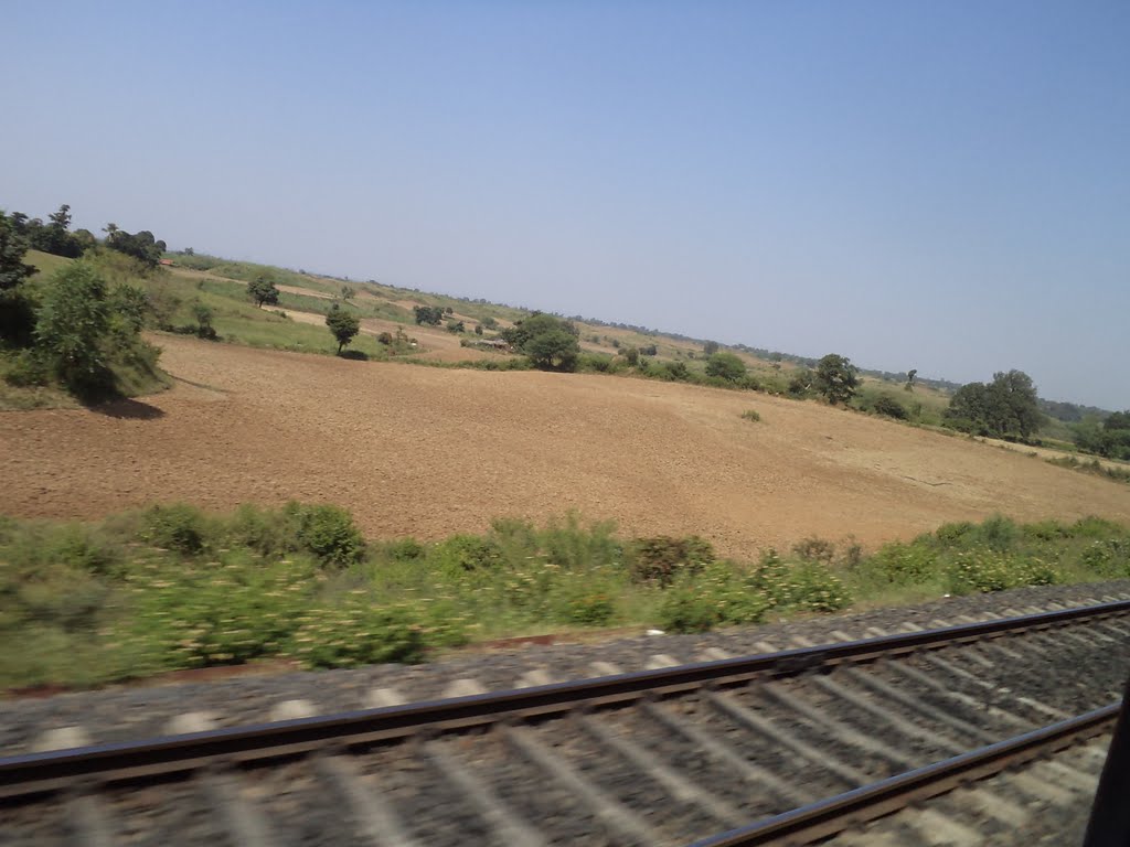 Beautiful Madhya Pradesh, View from Moving Train by sban1998