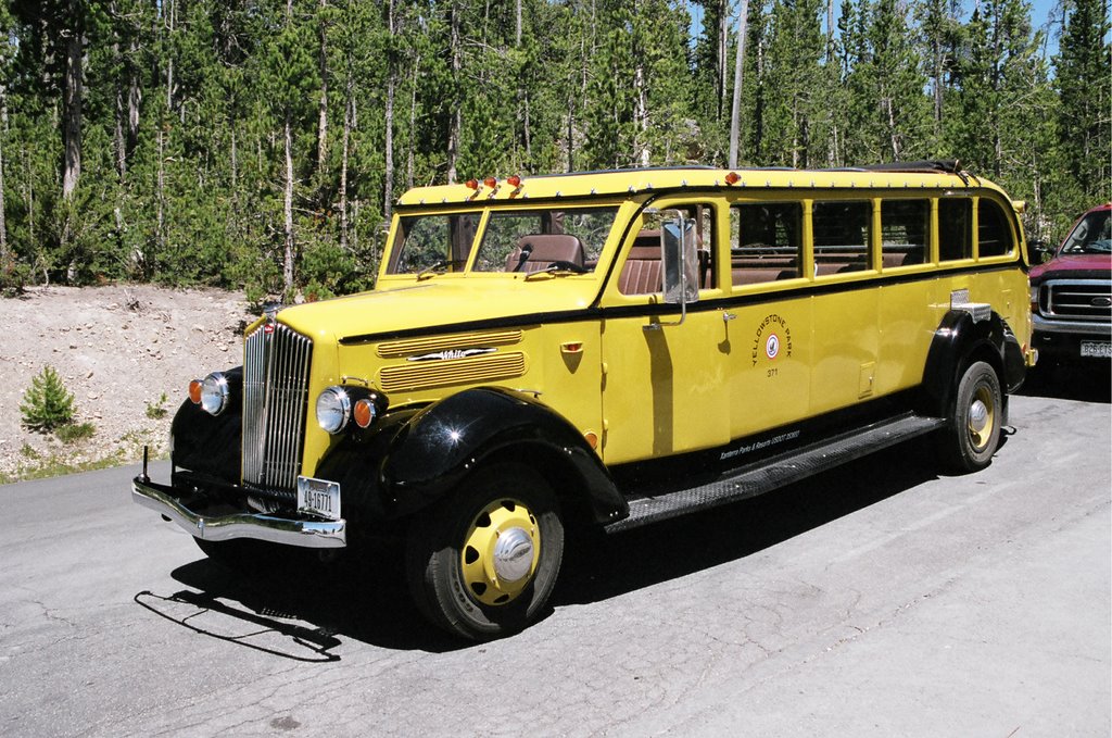 The Yellow Coach - Yellowstone N.P. by Chris Morrissey