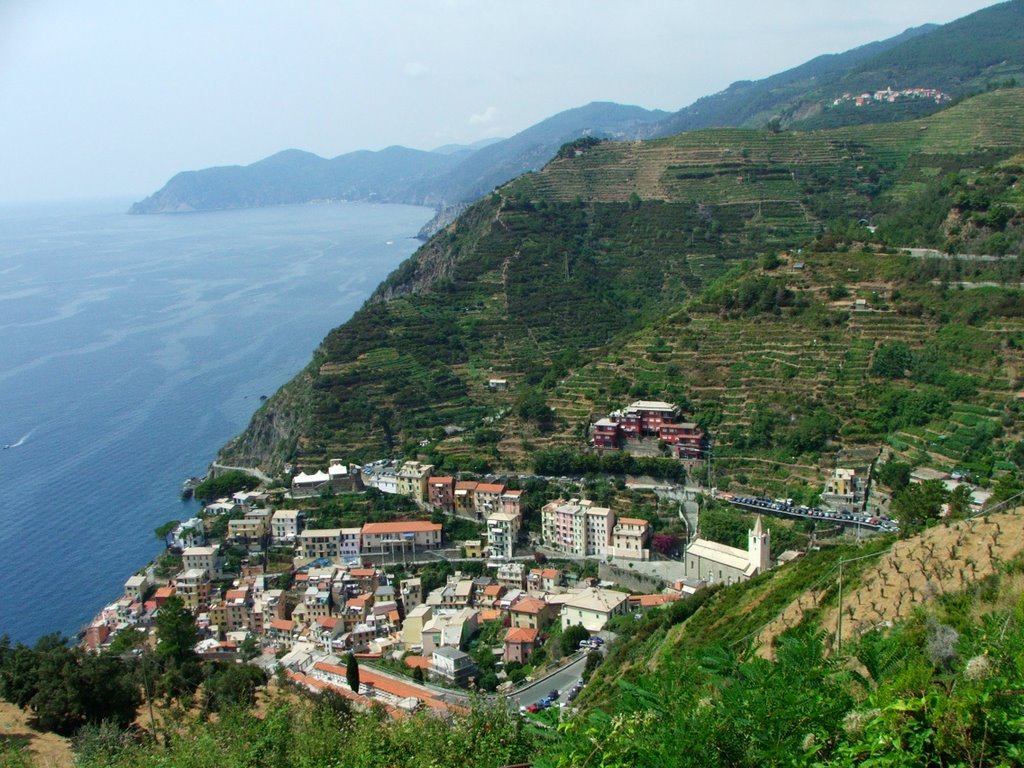 Riomaggiore. by WHITE&RED