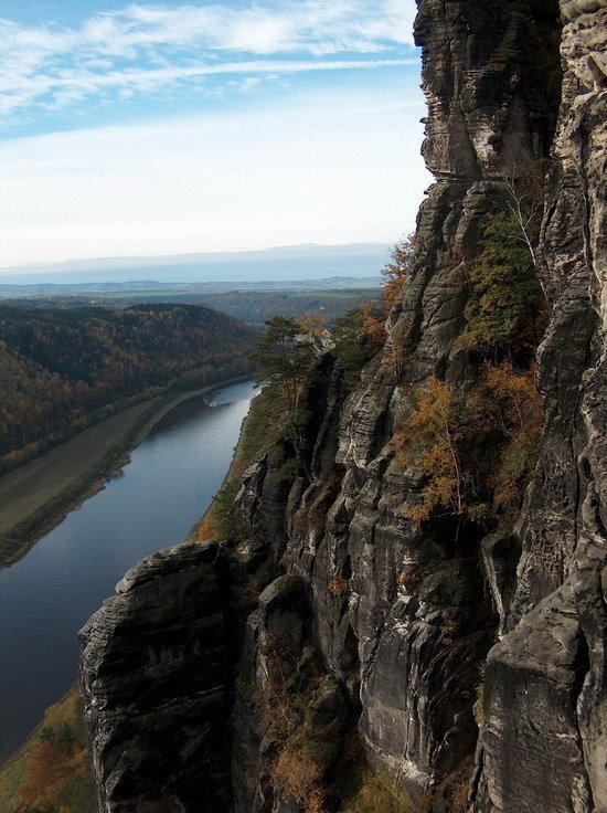 Elbe; Bastei by Leszek Jankowski