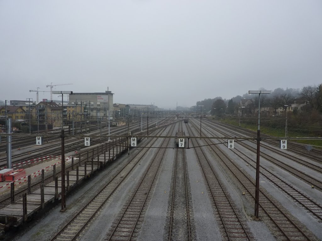 Winterthur Railway view from the bridge by egrealish2010