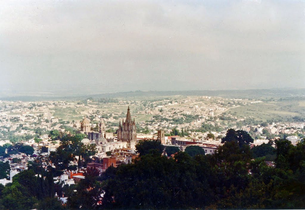 Hilltop View of San Miguel de Allende by Anton Trötscher