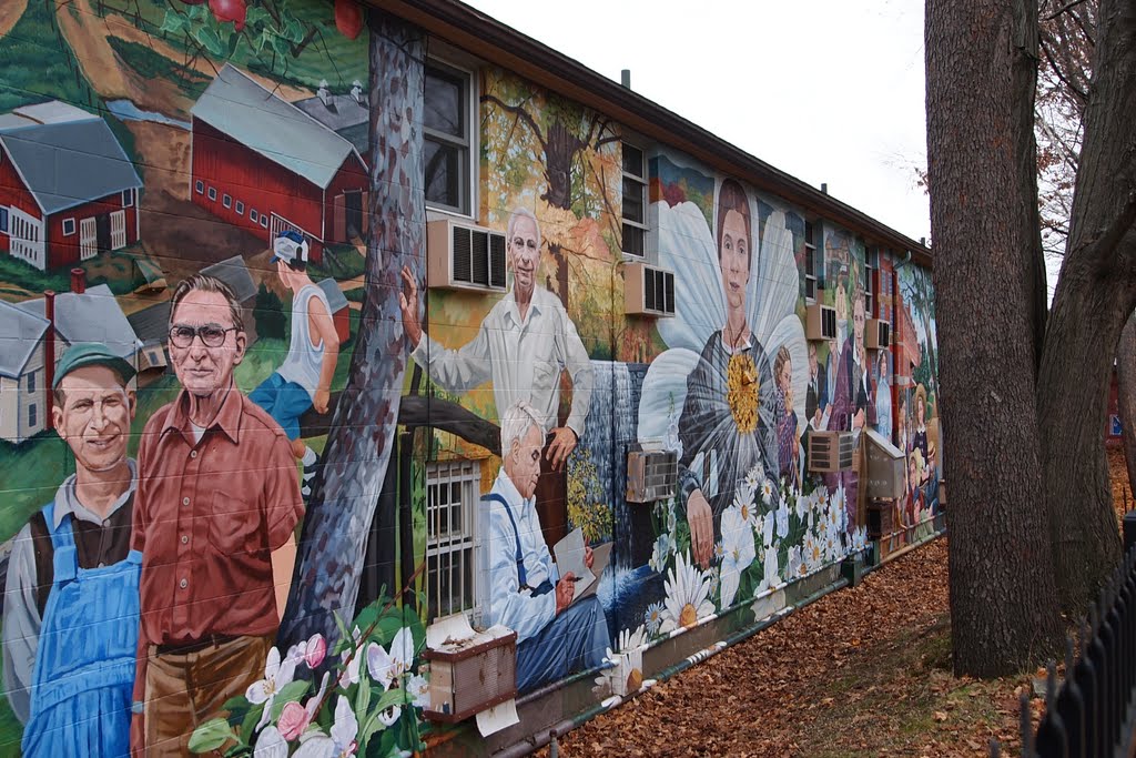 Amherst mural by Favourite Fallen Idol