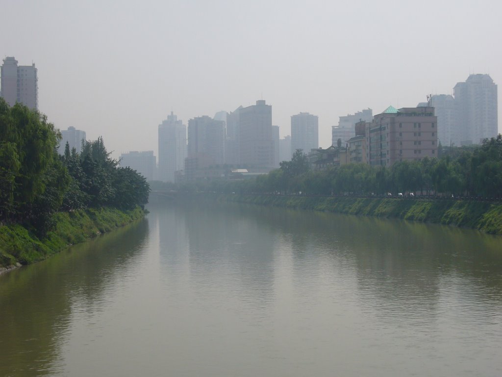 View on Brocade River by Christophe Van Hulle