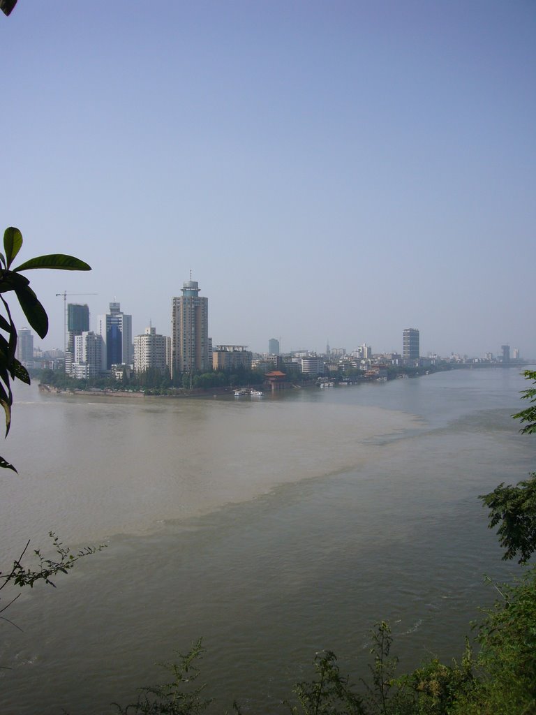 View on Leshan from Giant Buddha by Christophe Van Hulle