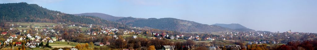 Moje osiedle - panorama, Limanowa 5.11.2011 r. by Roman Szuszkiewicz