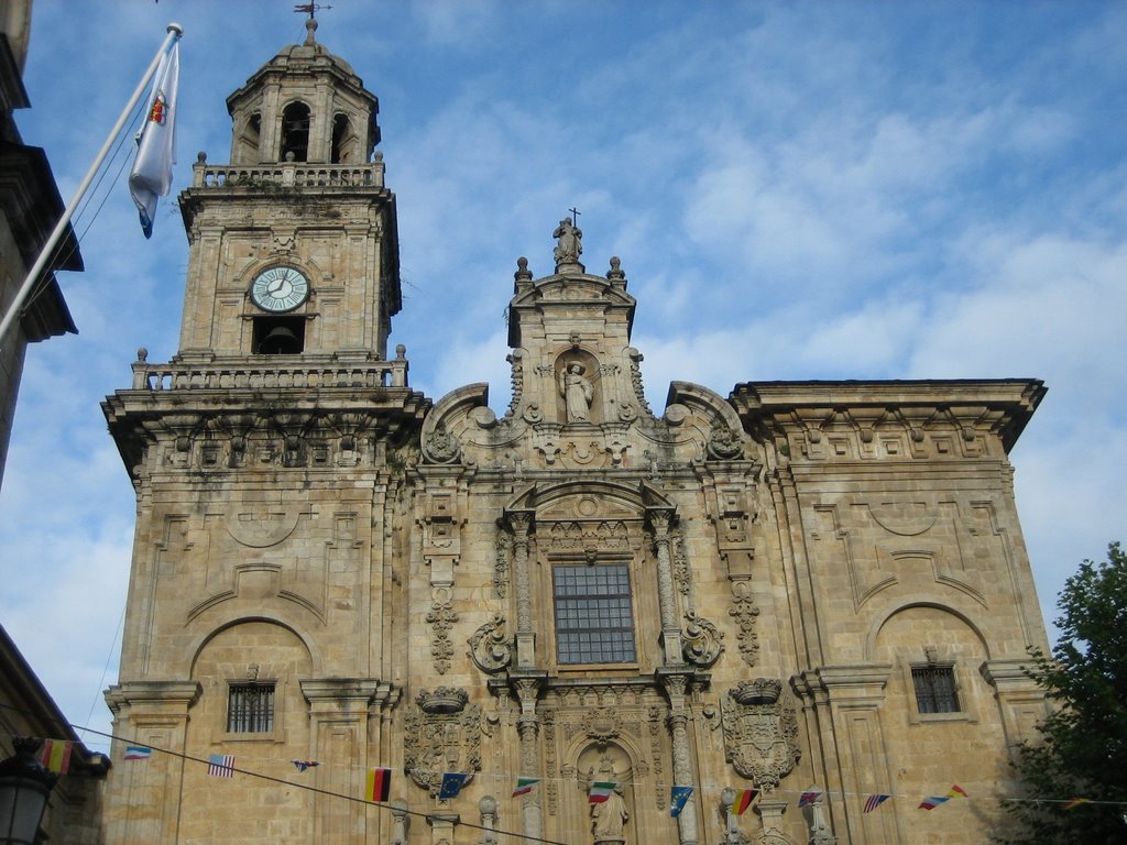 Fachada del Monasterio de San Salvador, Vilanova de Lourenzá (Lugo) by Moreda