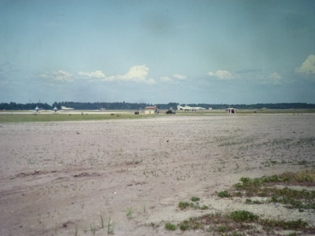 F-4s lining up at Tyndall AFB - 1982 by Greg Polaski