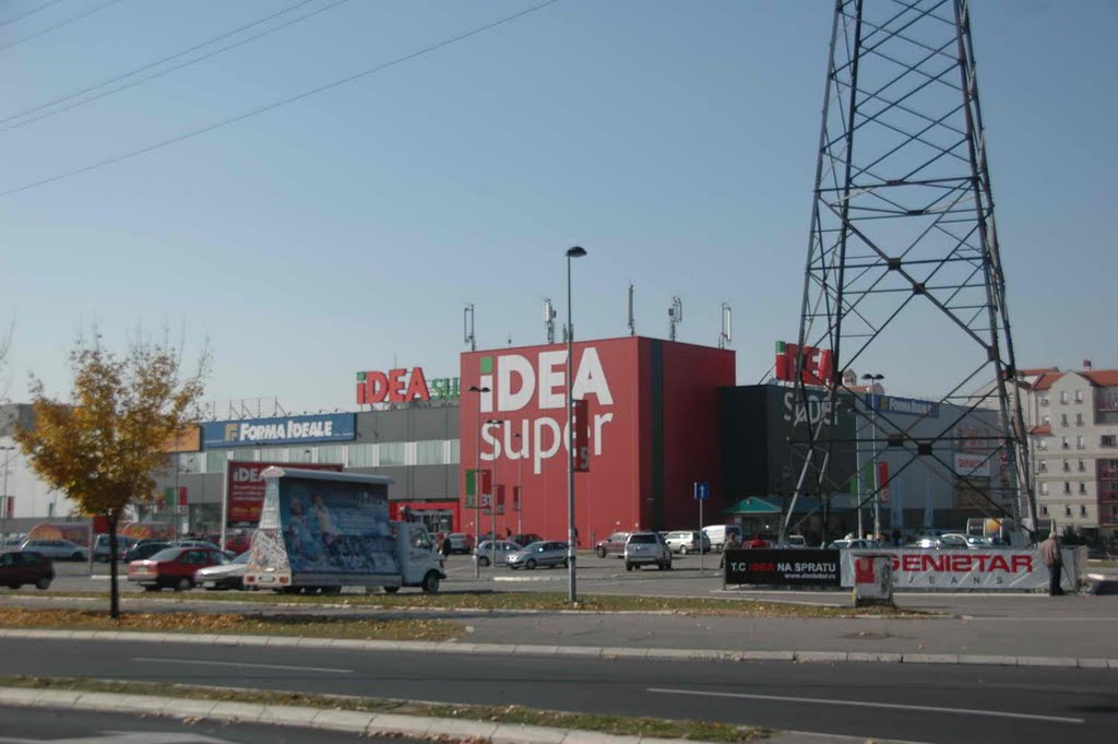 Mega Market Ideja na Bežaniskoj Kosi by Teča sa Dunava