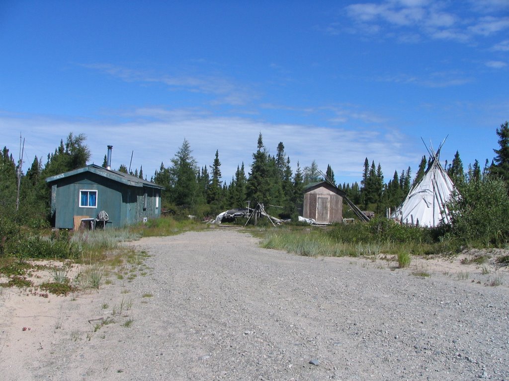 Route Chisasibi, camp de chasse et tipi by ouellette001.com