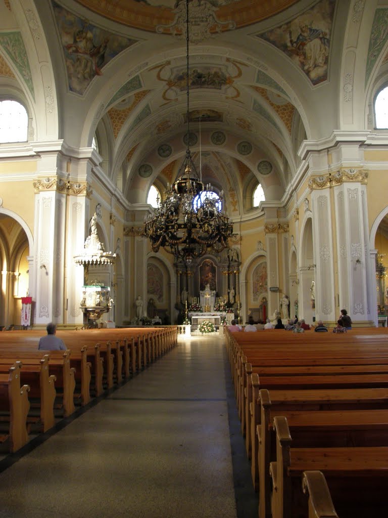 Krzanowice - interiér kostela Sv. Václava (the interior of the church of St. Wenceslas), Poland by MAPP HUDRANS