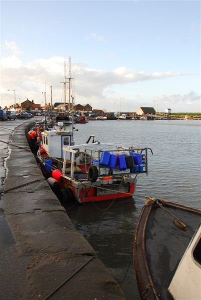 Wells Harbour Quay Side by Tim Boldero