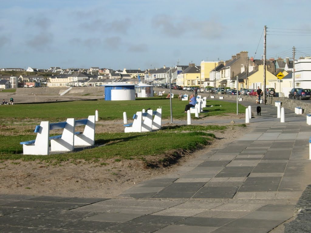 The Esplanade, Kilkee, Co.Clare. by Ken Manton