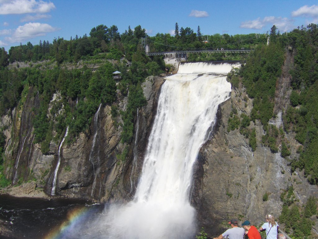 Montmorency Falls near Quebec by vsluzky