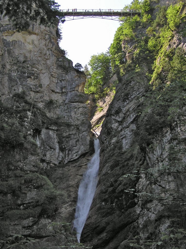 Pöllatschlucht mit Marienbrücke by Rolf Meyer