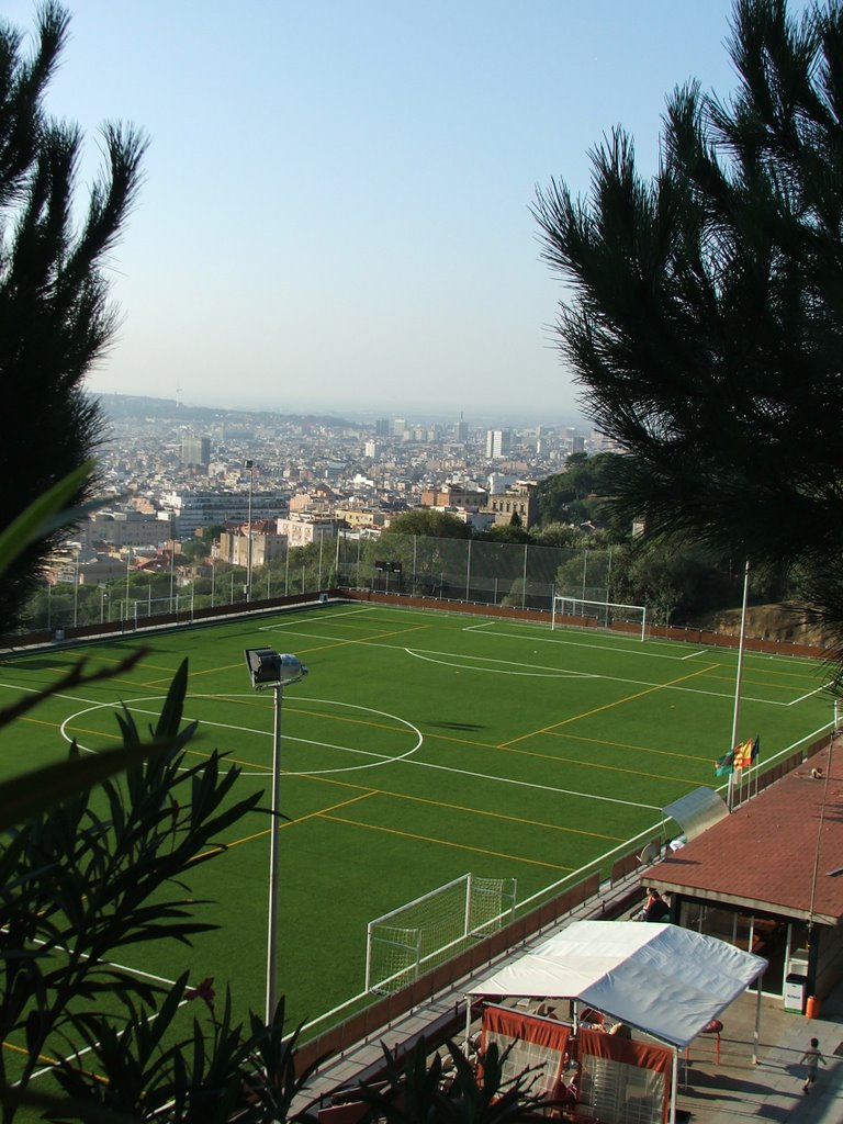 View over Barcelona from the Parc del Carmel by John Goodall