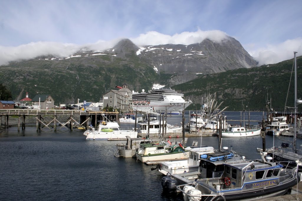 Whittier Harbor, Alaska by Serge Lemieux