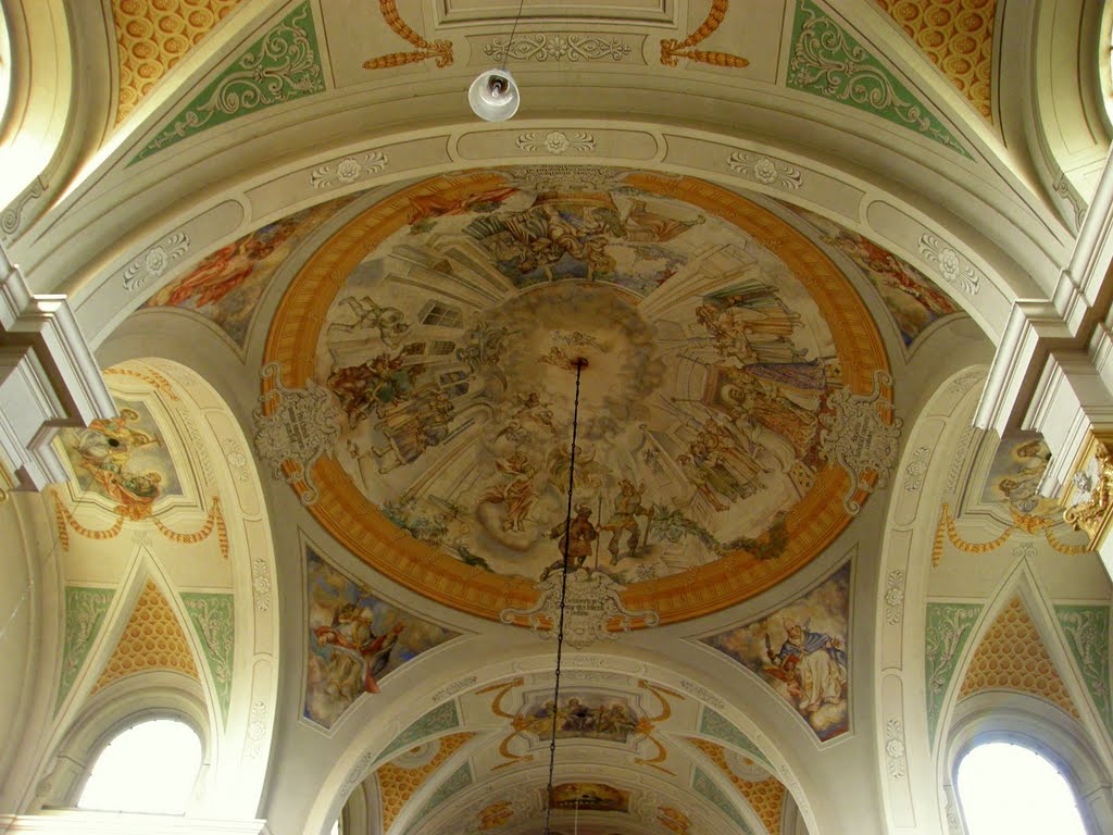 Krzanowice - malovaný strop kostela Sv. Václava (painted ceiling of the church of St. Wenceslas), Poland by MAPP HUDRANS