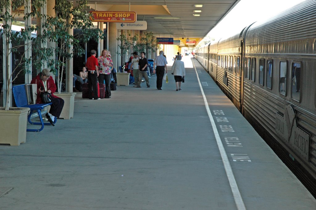 Indian pacific train at keswick station by goud