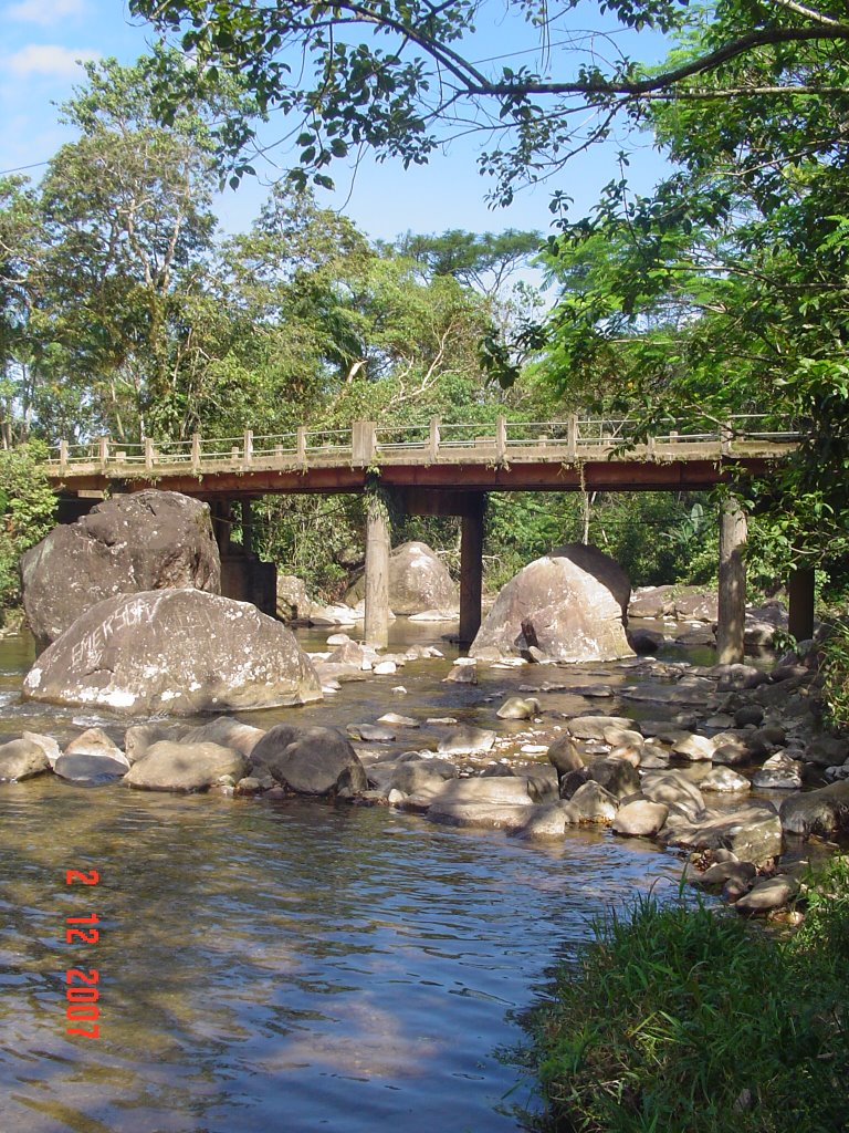 Ponte Vista do Rio Guaraú - Jureia-Itatins - Brasil by Marcelo Parise Petazoni (Brasil)