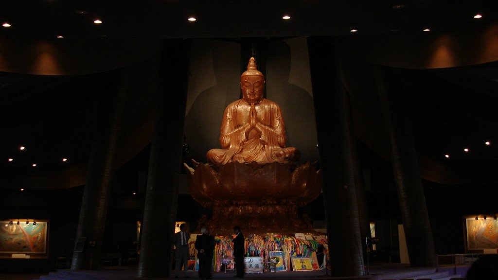 The Prayer For Peace Buddhist Statue Inside The Peace Hall at The Okinawa Prefectural Peace Memorial Museum by Dapo Agboola