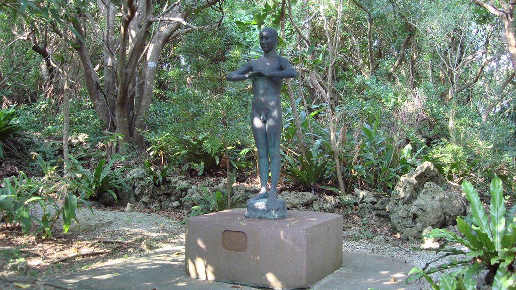 Staue of a Naked Boy Behind The Peace Hall at The Okinawa Prefectural Peace Memorial Museum by Dapo Agboola