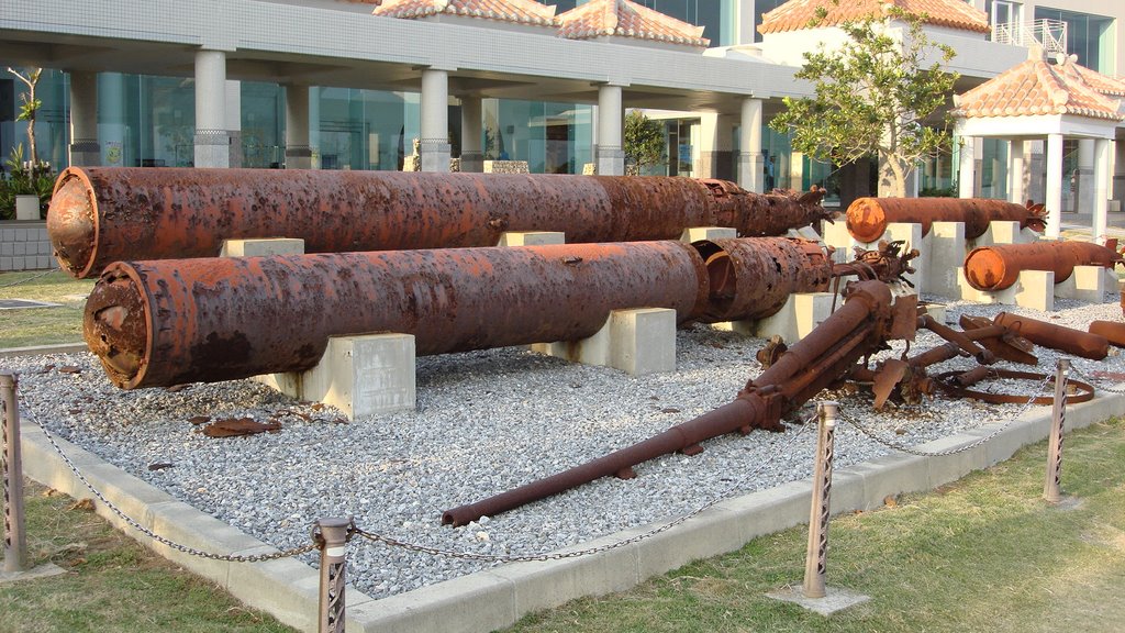 On Display outside of The Okinawa Prefectural Peace Memorial Museum by Dapo Agboola