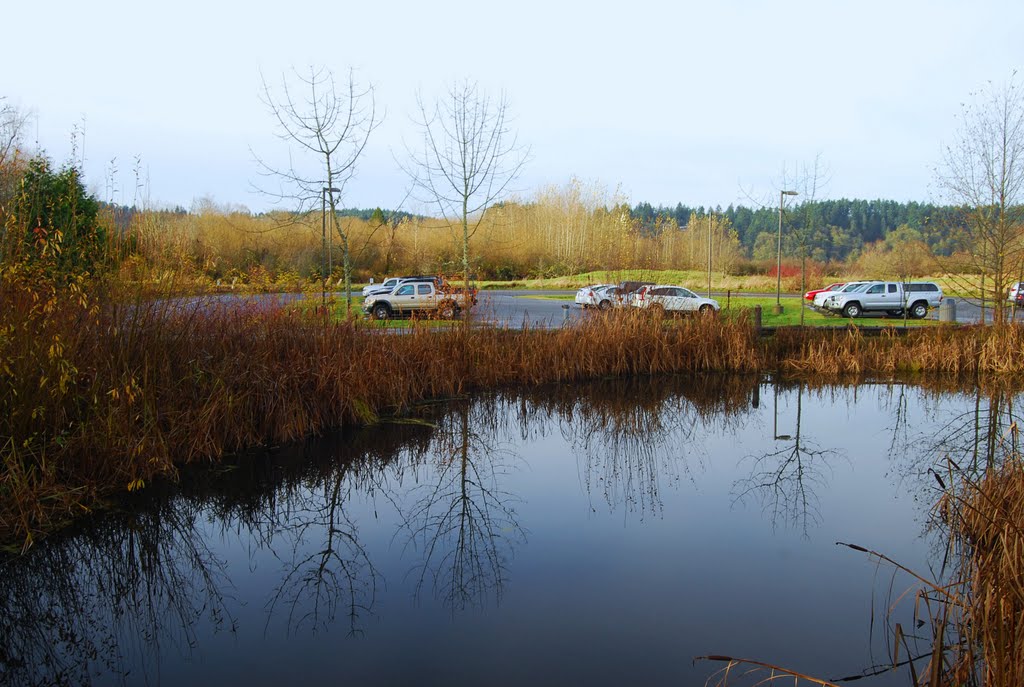 Parking lot, Nisqually National Wildlife Refuge by Jim Nieland