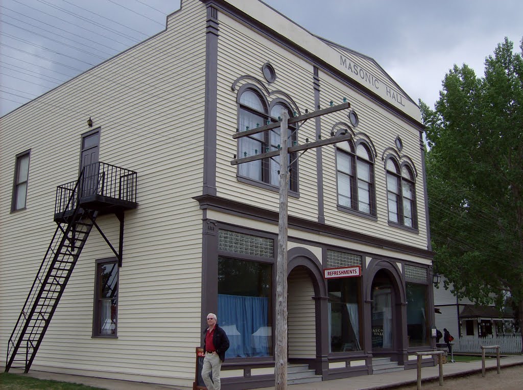 Edmonton - Old Masonic Hall of Fort Edmonton Park by MalteLauridsBrigge