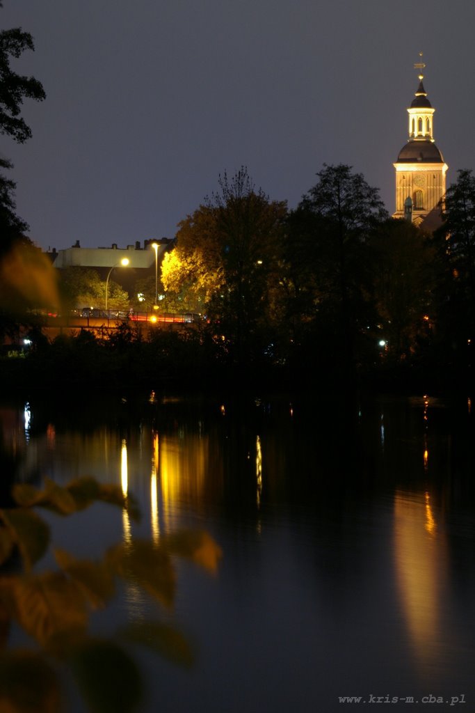 St. Nikolai-Kirche - by Night by Krzys M.