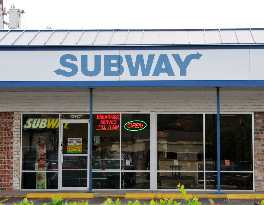 Subway (more blue than trade-mark yellow) by WOLFGANG HOUSTON WEST