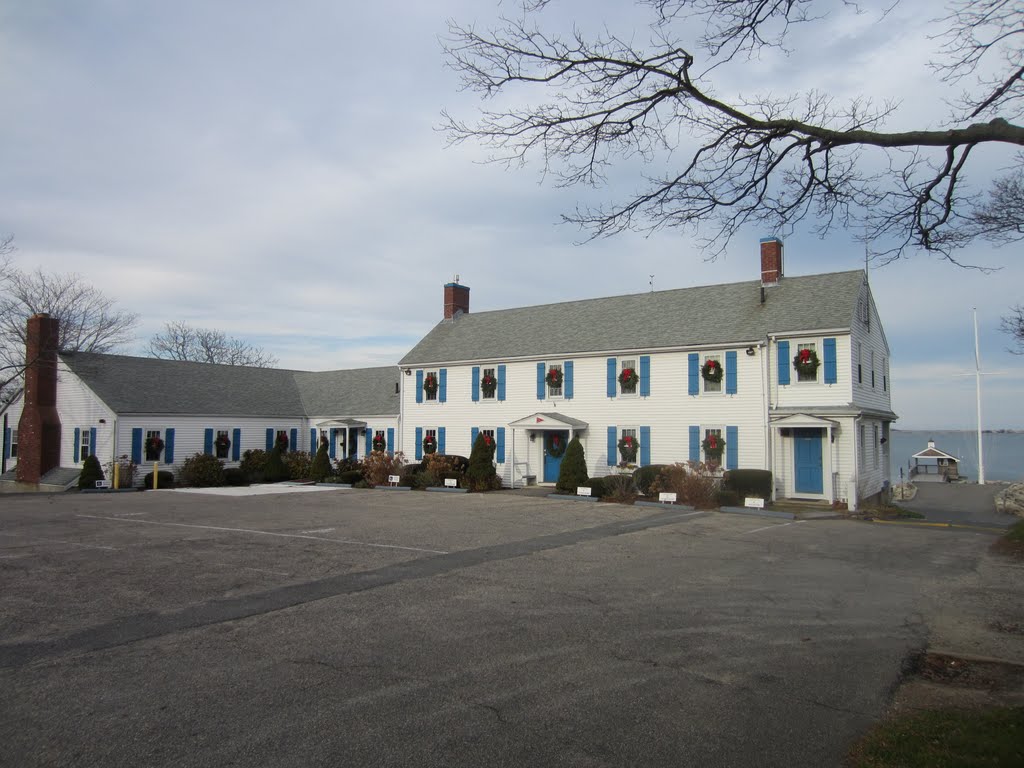 Christmas holidays adornment, Plymouth Yacht Club by crowpoint